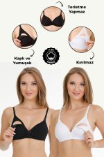 2Lİ MODAL KAPLI EMZİRME SÜTYENİ - Görsel 4