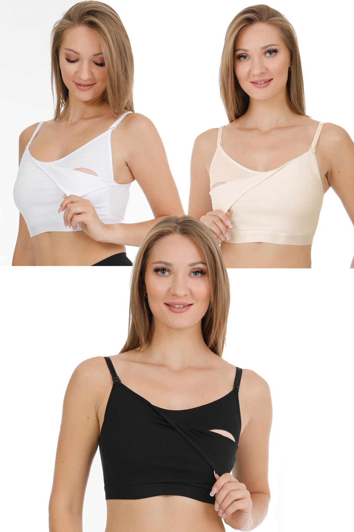 emzirme-yarim-atlet-seti-3lu-siyah-beyaz-ten-232.jpg EMZİRME YARIM ATLET SETİ 3LÜ - Görsel 1