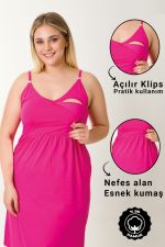 HAMİLE LOHUSA GECELİĞİ İP ASKILI - Görsel 6