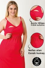 HAMİLE LOHUSA GECELİĞİ İP ASKILI - Görsel 14