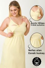 HAMİLE LOHUSA GECELİĞİ İP ASKILI - Görsel 18