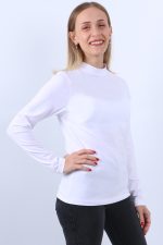 KADIN BALIKÇI YAKA UZUN KOLLU BODY - Görsel 4