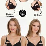 2Lİ MODAL KAPLI EMZİRME SÜTYENİ SİYAH