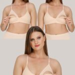 PL KAPSIZ EMZİRME SÜTYENİ TEN 3LÜ SET