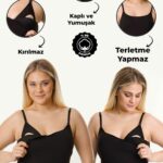 KAPLI EMZİRME ATLET SETİ SİYAH 2Lİ