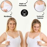 KAPLI EMZİRME ATLET SETİ BEYAZ 2Lİ