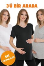 3'lü Hamile T-Shirt